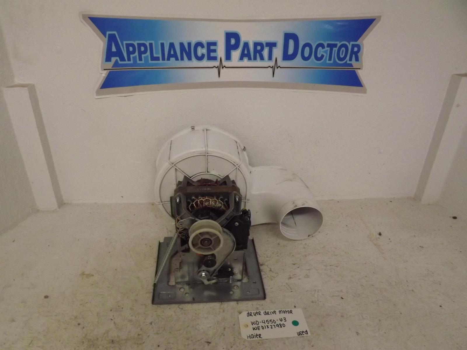Haier Dryer WD-4550-63 WE01X27980 Drive Motor Used Haier Dryer WD-4550-63 WE01X27980 Drive Motor Used
